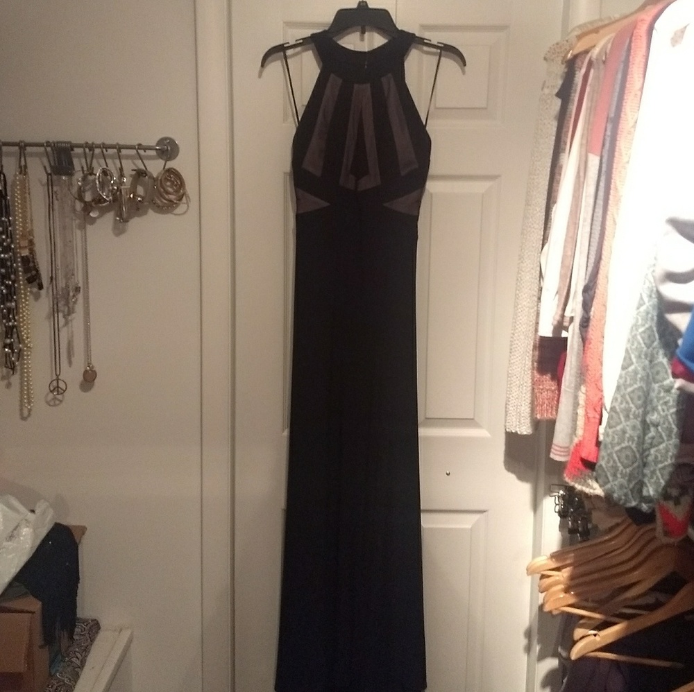 Morgan & Co Long Black Dress